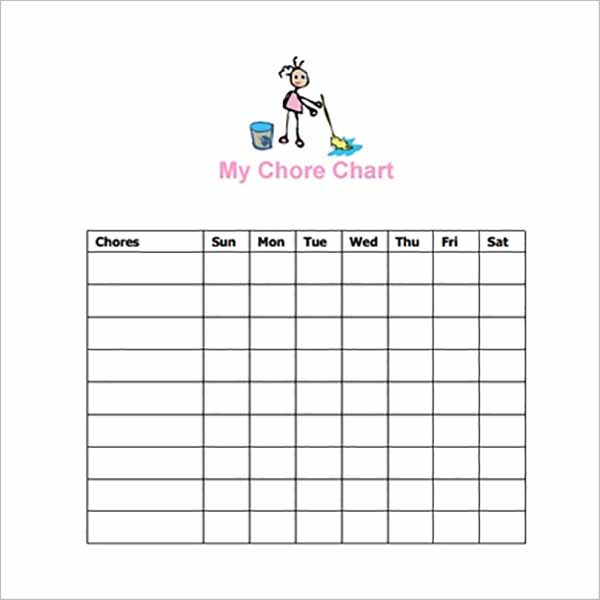 23 FREE Chore Chart Templates for Kids ᐅ TemplateLab