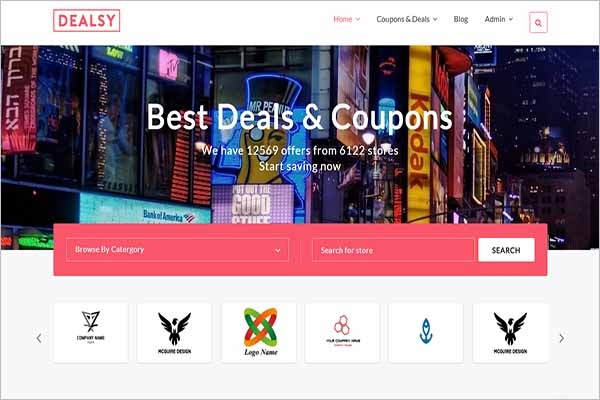 7+ Best Deals Website Templates Free & Premium Themes