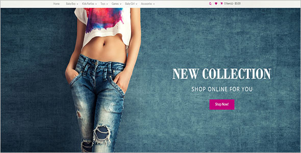 New Fashion Collection WordPress Theme