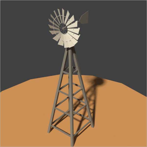 Wind Mill 3D Design