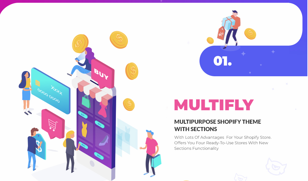 Multifly - Responsive Shopify Theme [Review + Infographics]