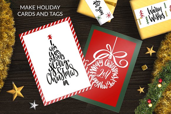 Christmas Lettering Quotes & Clipart