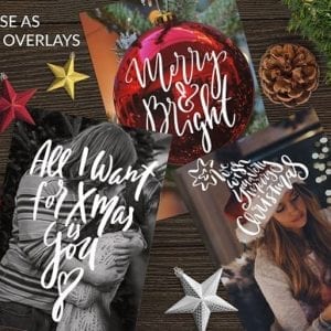 Christmas Lettering Quotes & Clipart