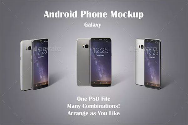 Android Phone Mockup Design Idea