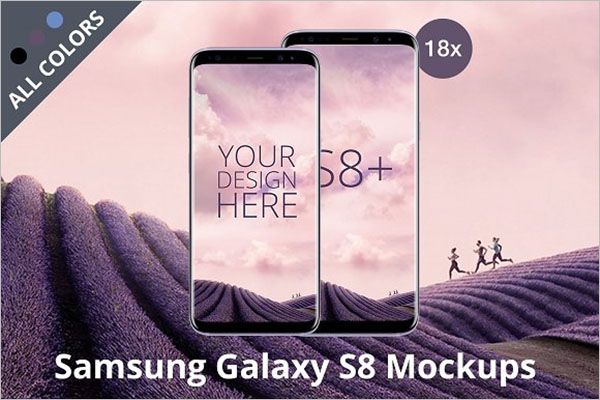 Android Samsung Galaxy Mockup Design