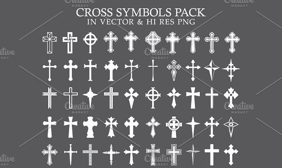 Christian Church Icon Symbols Design