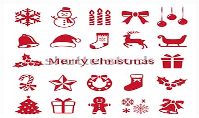 Christmas Icons Vector Designs