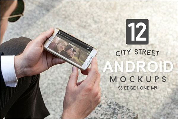 City Street Android Mockups