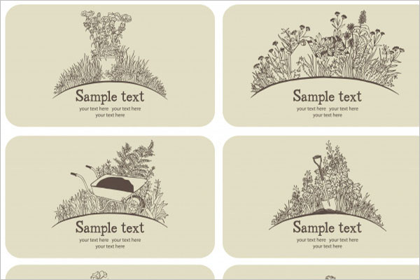 Gardening Business Cards Free Download