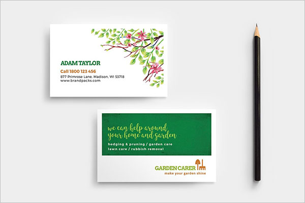 Gardening Business Cards