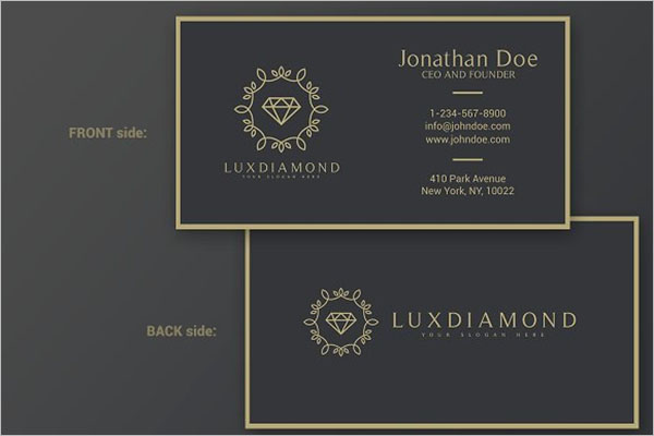 LuxDiamond Business Card