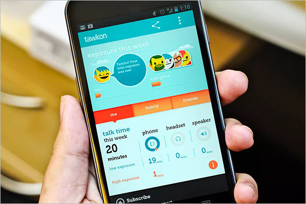 Mobile Android App MockUp Design