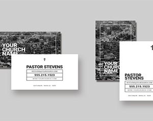 PSD Church Business Card Templates