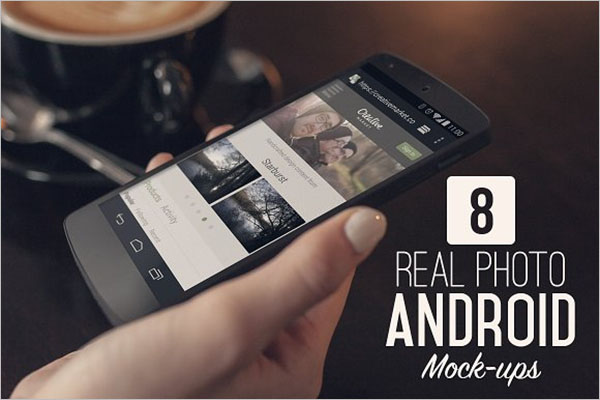 Real Photo Android Mock-ups