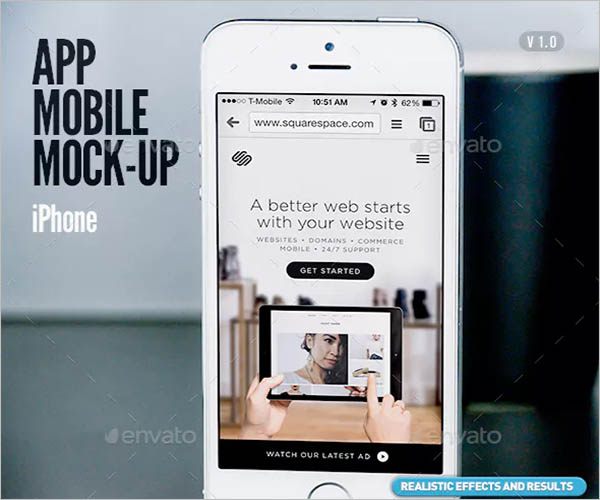 Responsive App Screen Mockup Design
