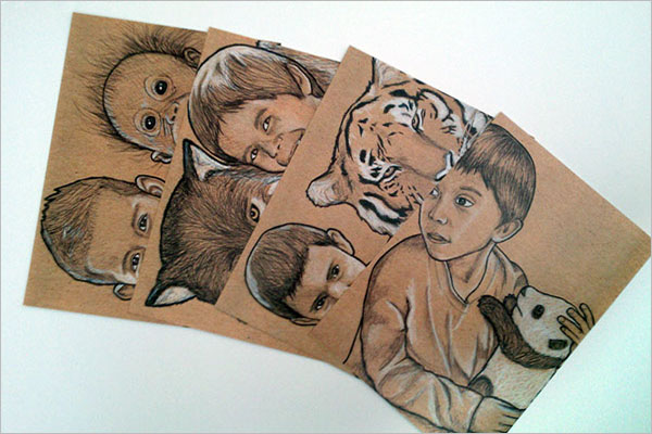 Sample Kids Postcard Design