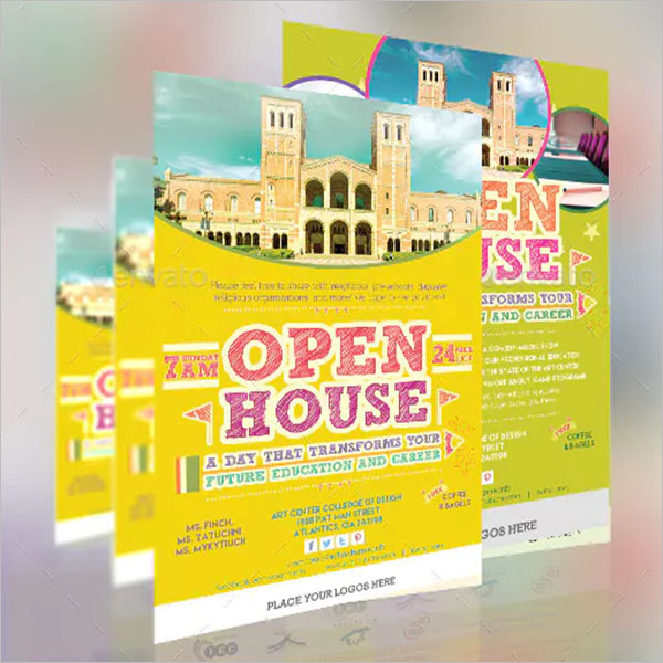 Sample Open House Flyer Design