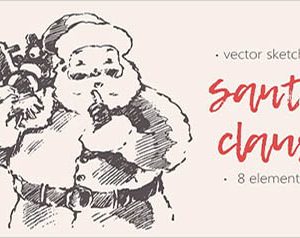 Sketches of the Santa Claus