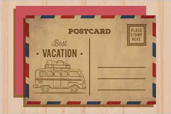 Vintage Postcard Generator Design