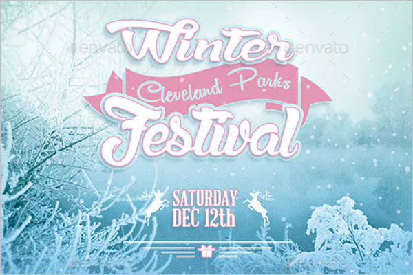 Winter Event Postcard  Design