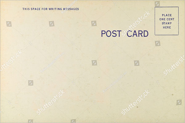 blank postcard design free download