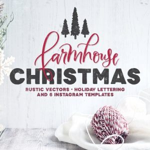 Farmhouse Christmas Lettering Kit