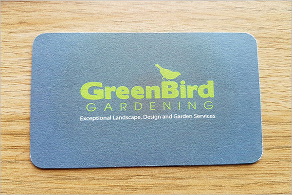 gardening business cards designs
