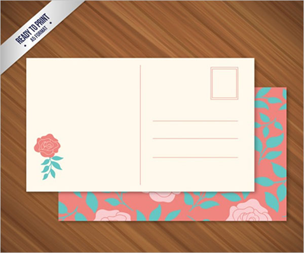 Blank Postcard Template Free Download
