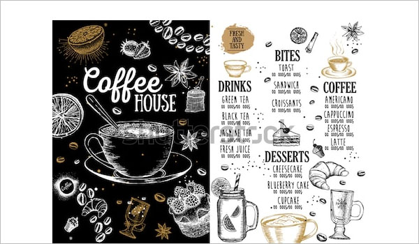 Customizable coffee shop flyer design