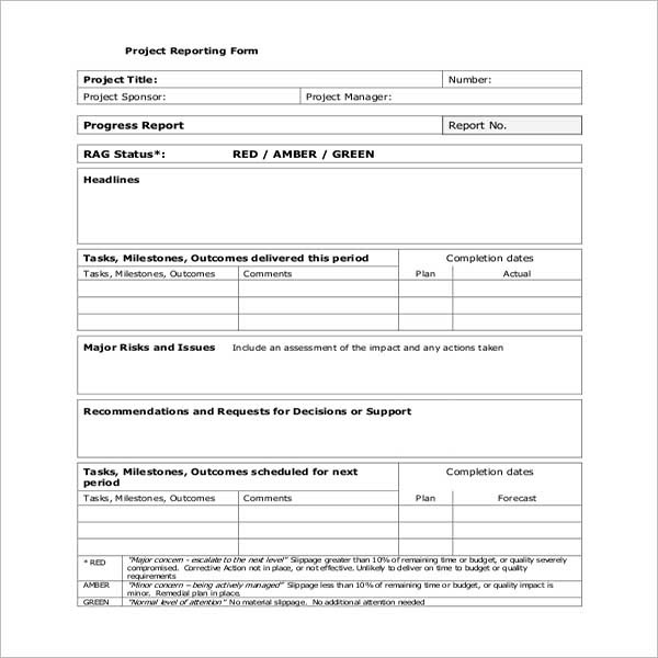 Employee Project Tracking Template 