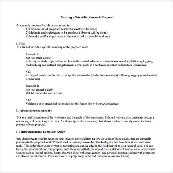 Market Research Proposal Template