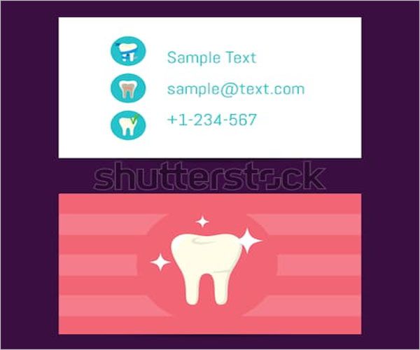 Plain-Dental-Care-Business-Card-Template
