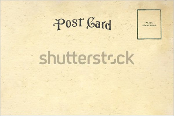 blank digital postcard design