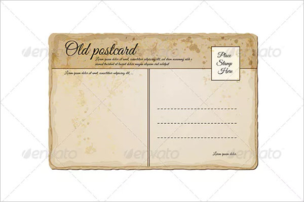 blank postcard basic design