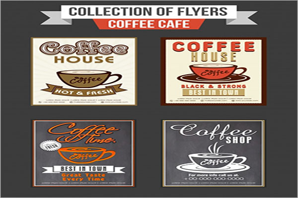 free coffee shop flyer designs
