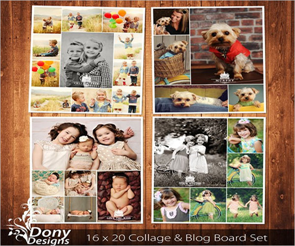 graphic photo collage flyer design