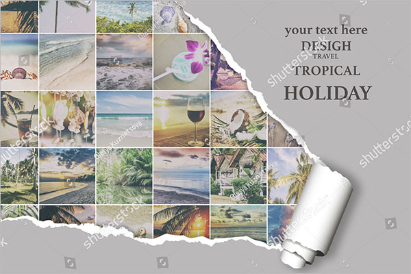 photo collage flyer customizable design