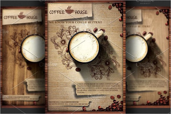 sample Coffee Shop Flyer Design