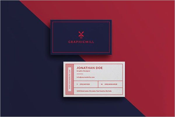 Charity Business Card Graphic Design
