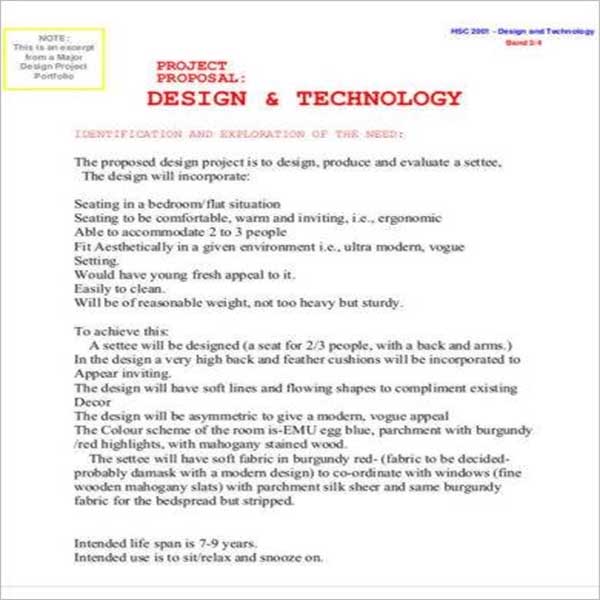 Engineering Design Proposal Template 