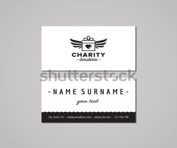 Latest Charity Business Card Design