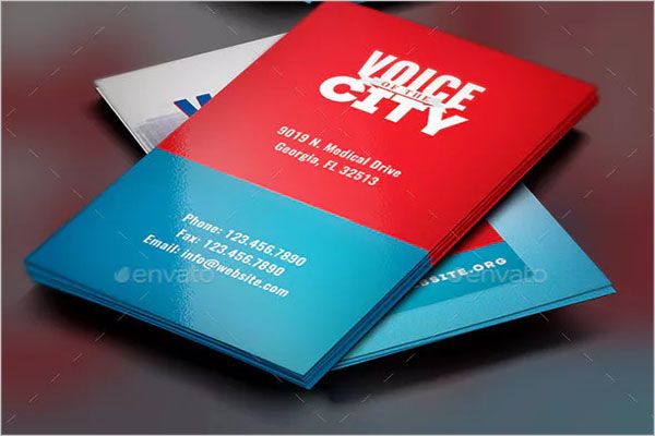 Responsive Charity Business Card Template