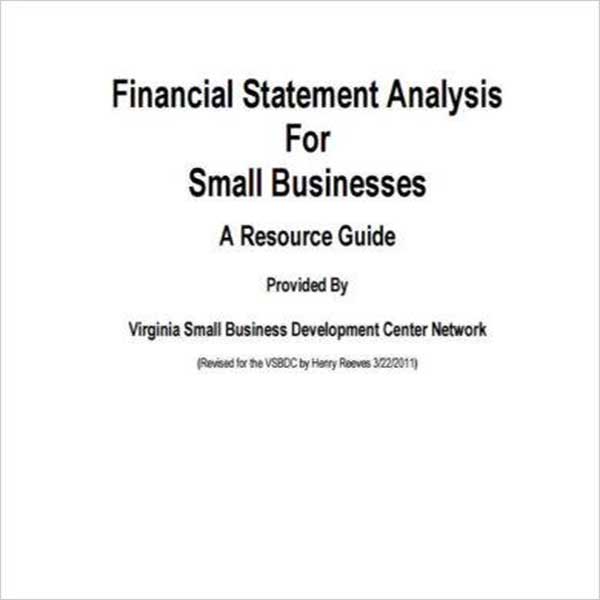 Sample Business Income Statement Template 