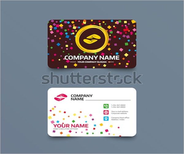 Vector Charity Business Card Design