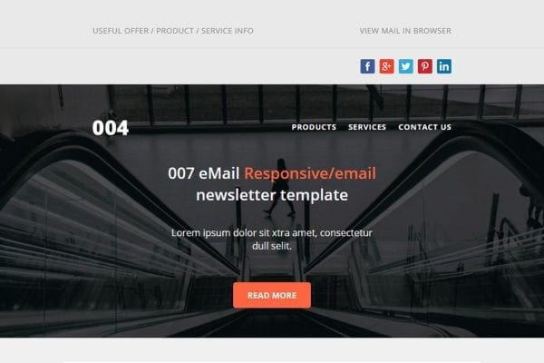 Email Newsletter Template