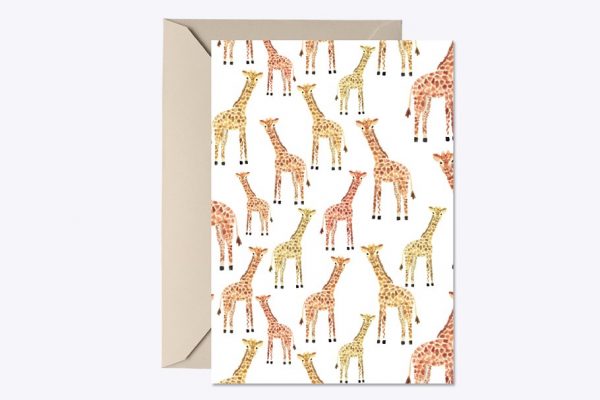 Giraffe Baby Shower Invite