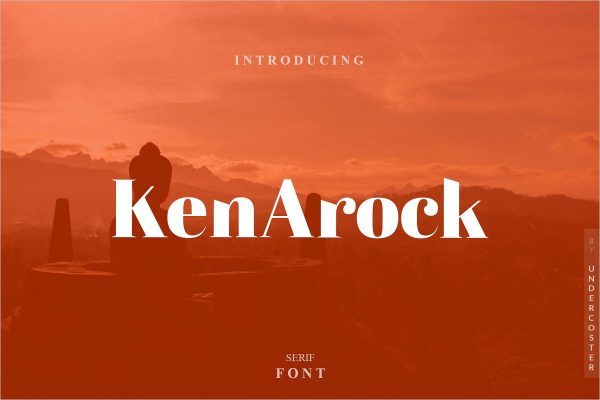 Kenarock - Serif Font -Free Download