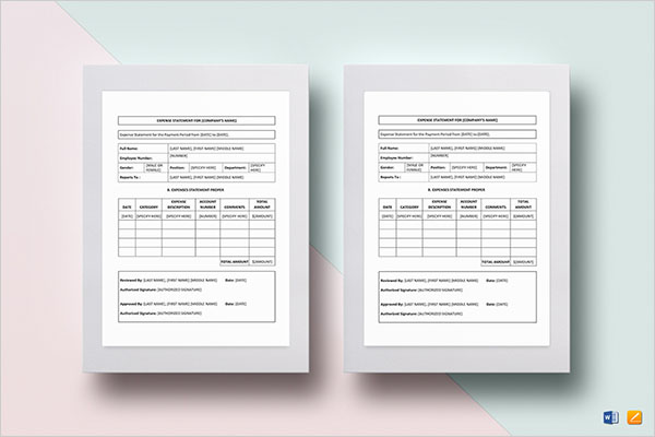 Quarterly Blank Income Statement Template 