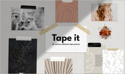 Adhesive Tape Pieces