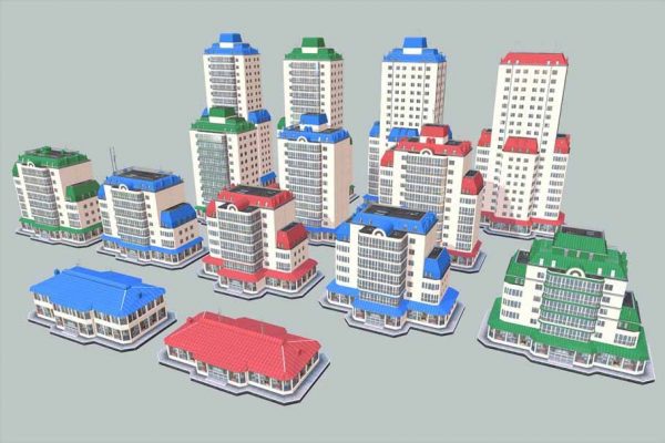 City Buildings - 3D Architecture Models